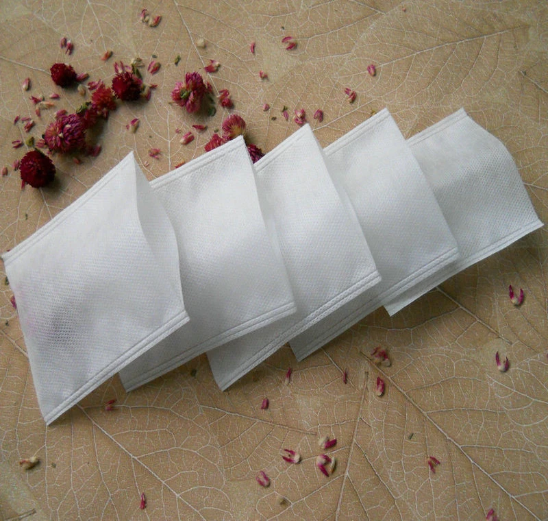 Customized 10*12cm Heat Seal Fabrics Filter Empty Tea Bag for Loose Tea