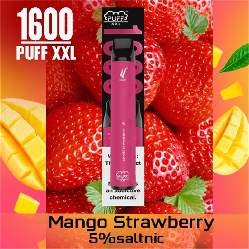 Crazy Puff XXL Disposable Ecig Free Vape Pen Starter Kit Lead 1600puffs 6.5ml 850mAh 10 Pack Puffbar 1600 Vs Elf Lux 1500 Original China Fast Wholesale