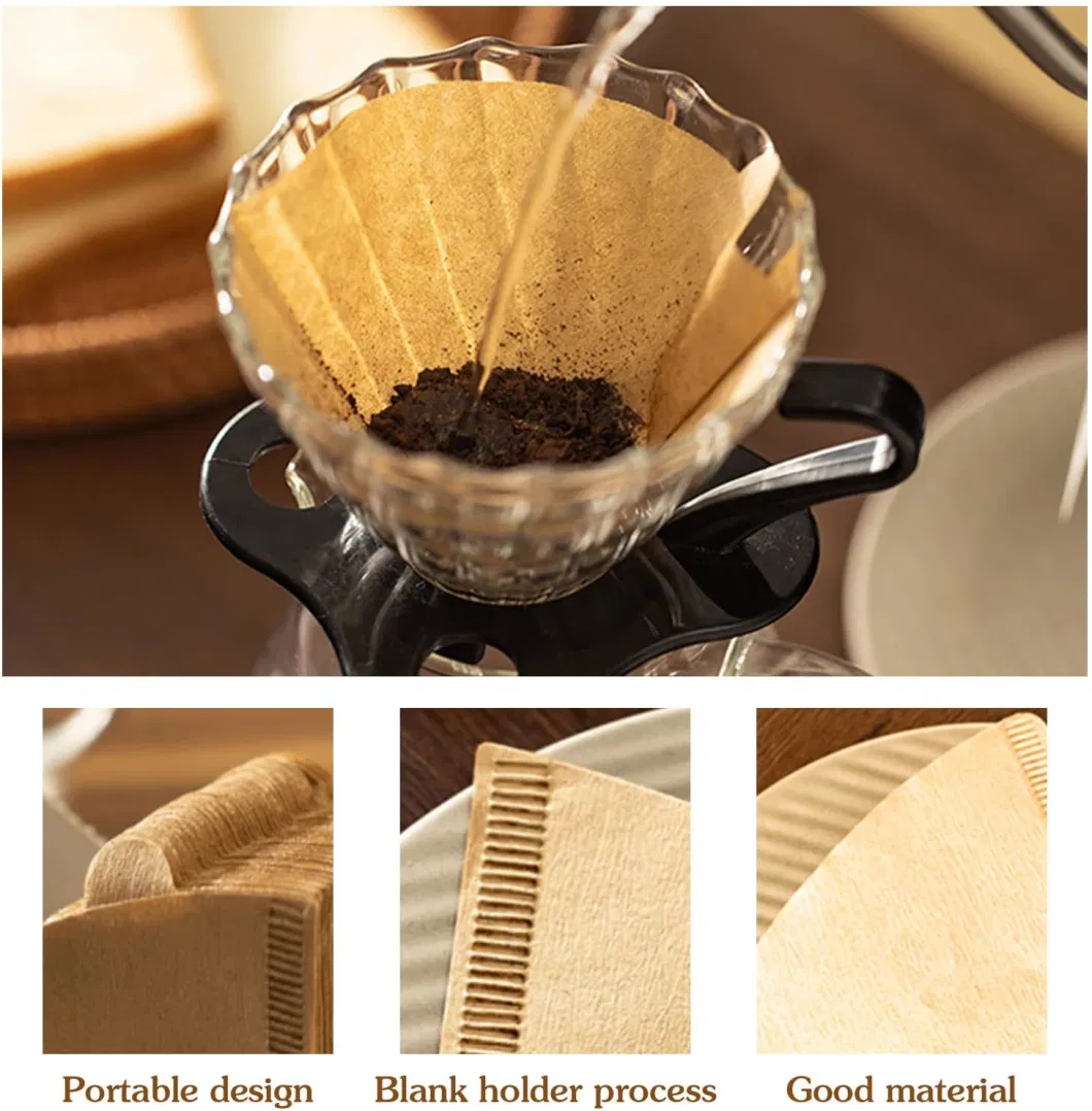 Best Selling Cone Coffee Filter Paper #3 (Natural Unbleached 100PCS) --Natural/Brown Color