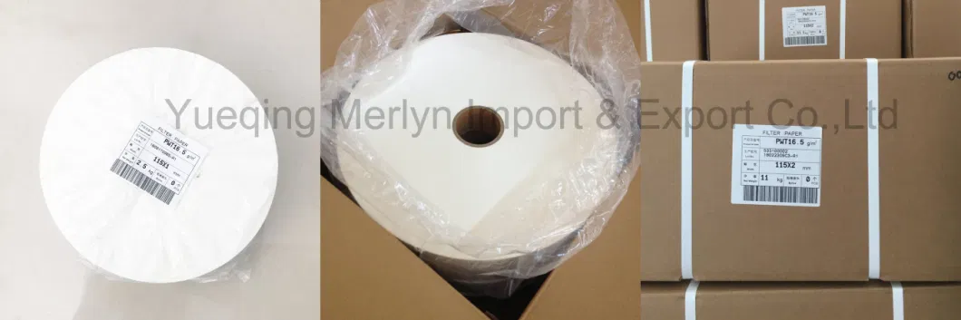 16.5GSM 125mm Abaca Wood Pulp Heat Sealable Filter Paper for Tea Bags Packaging Food Grade Filter Paper for Maisa Ima