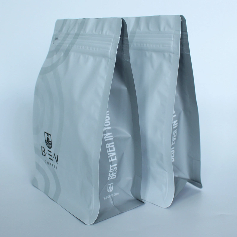 ODM OEM Custom Printed Empty Aluminium Sachet Flat Bottom Drip Coffee Bean Tea Food Bag Packaging with Foil