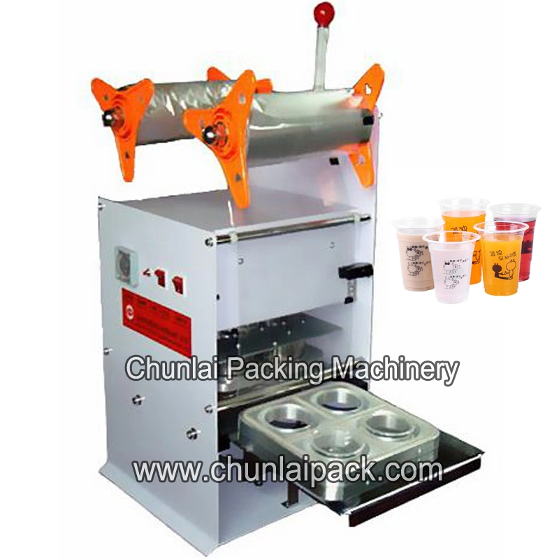 Manual Boba Tea Cup Sealing Machine for Jelly Milk Tray Sealer