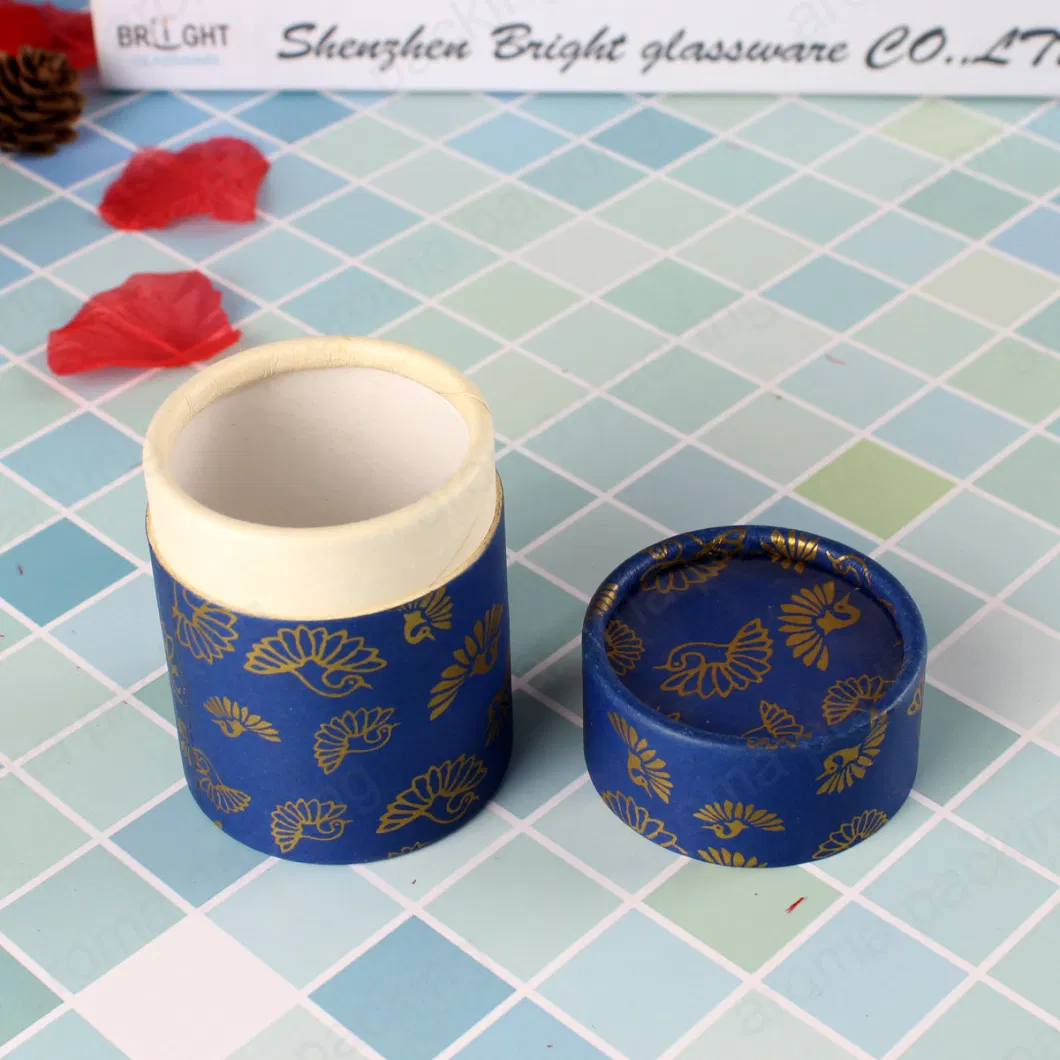 China Supplier Decorative Gift Cardboard Round Paper Box Tube Package for Food Tea Chocolate