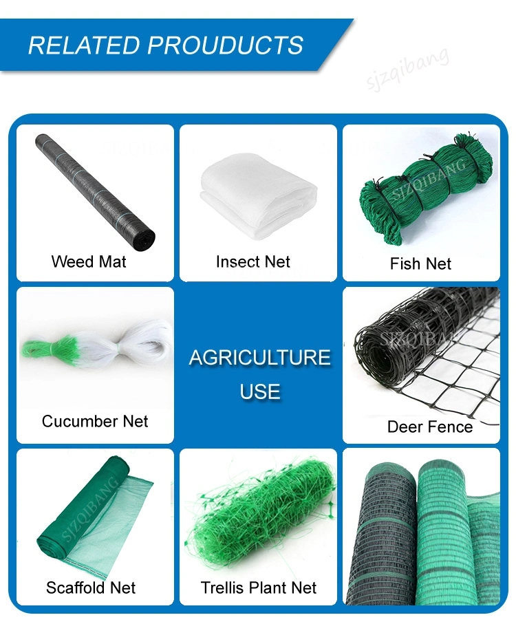 Plastic Monofilament Anti Mosquito Fishing Aquaculture 75GSM Blue Nylon PE Anti Insect Mesh Wholesale