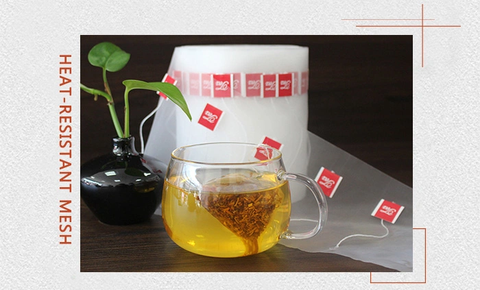 Disposable Food Grade Nylon Private Label Corn Mesh Tea Empty Pyramid Filter Bag for Loose Leaf Herbs Tea
