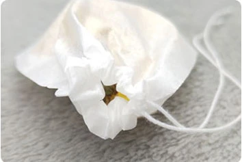 Empty Filter Paper Bag with Drawstring Individual Tea Bags with Strings