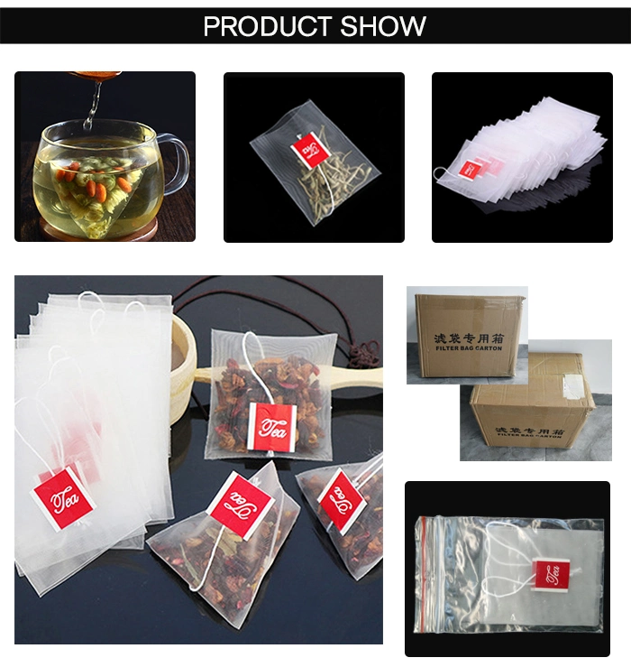 5.8X7cm/6.5X8cm Customizable Small Disposable Nylon Coffee/Milk/Tea Heat-Sealed Filter Paper Roll/Empty Bag
