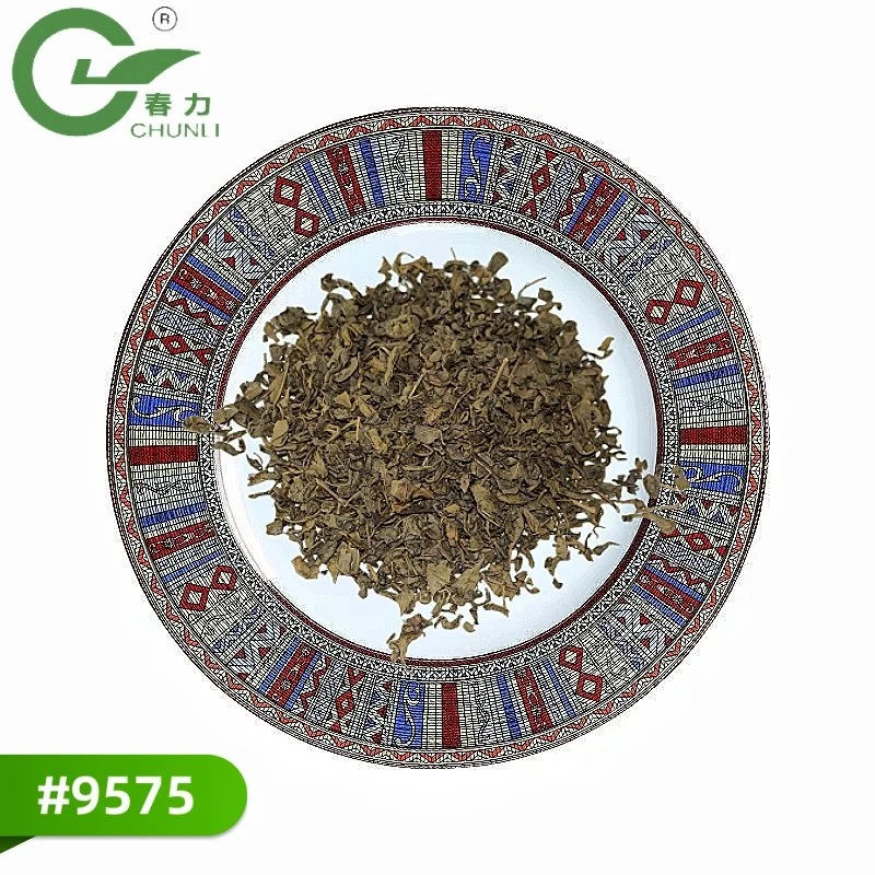 China Green Tea Best Extra Good Gunpowder 9575 AAA Tea Tree Leaves for West Africa