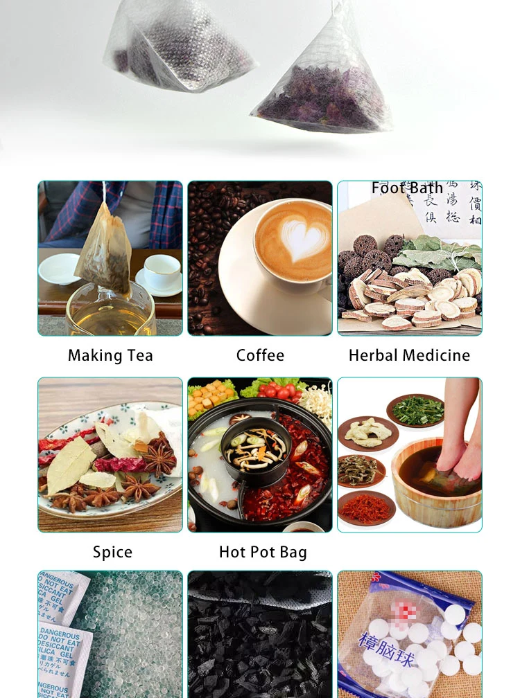 75 X 90mm 25g Eco-Friendly PLA Corn Fiber Teabag with Label