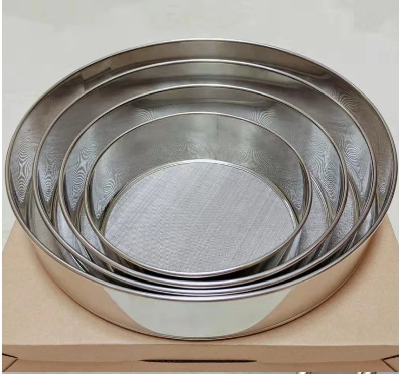 The Best Selling Stainless Steel Flour Sieve Comes in a Variety of Sizes to Make Your Baking More Perfect