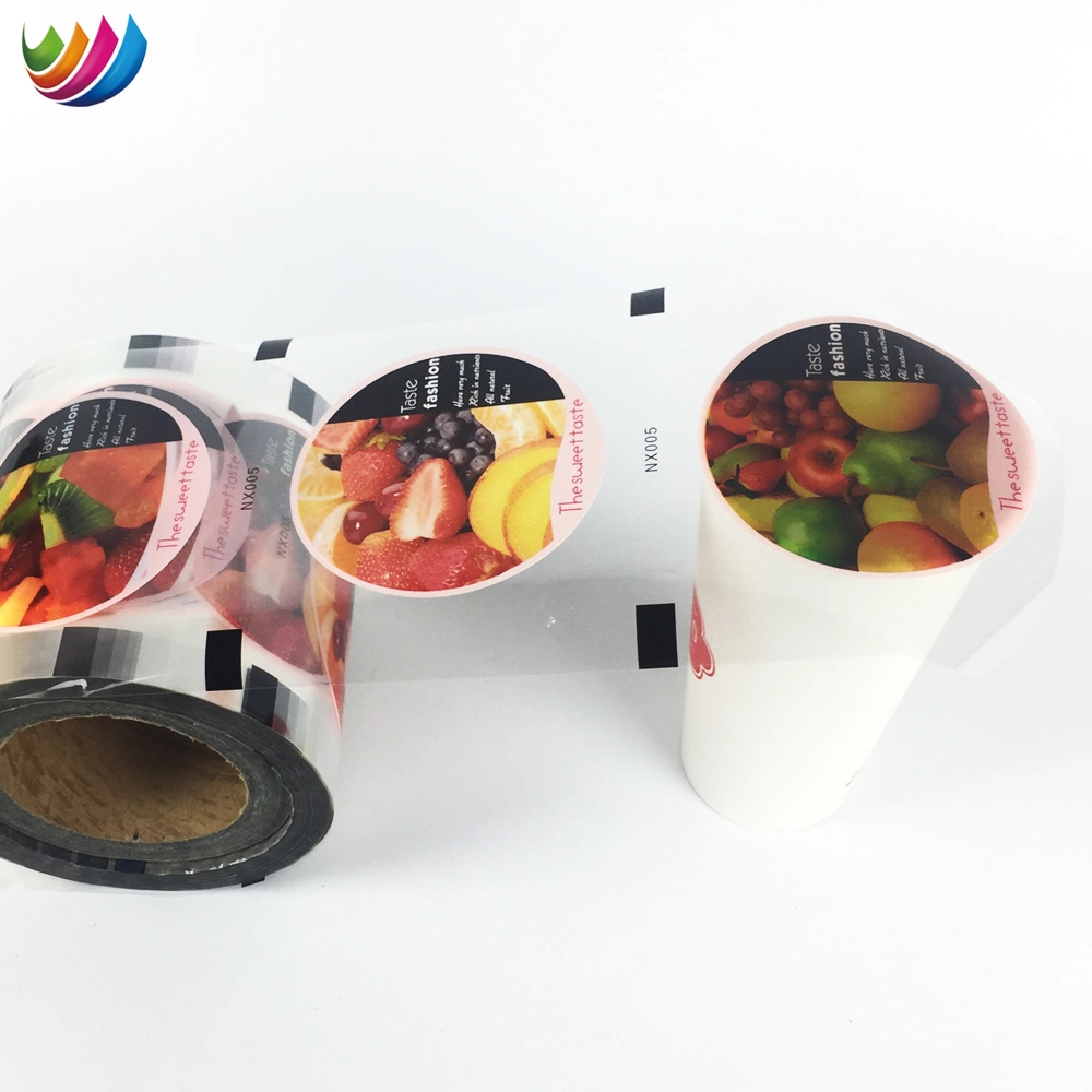 OEM Packaging Easy Peel off Lidding Film Plastic Transprent Cup Sealing Film for Milk Tea