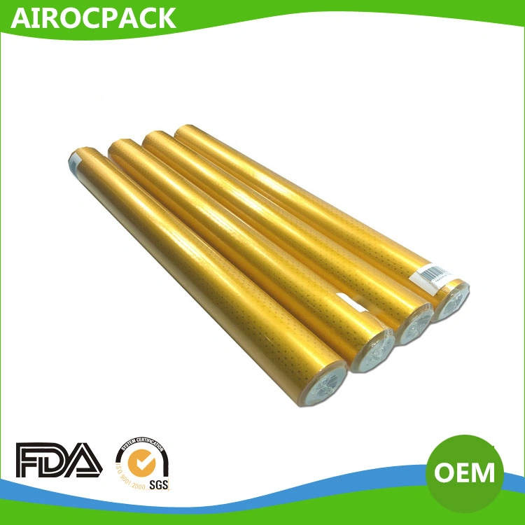 Golden Circle DOT Embossed Aluminum Foil for Chocolate Foil Packaging