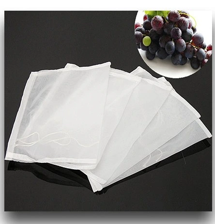 Nut Milk Filter Bags All Natural Cheesecloth Bags 100% Unbleached Cotton Cloth Bags for Tea/Yogurt/Juice/Wine/Soup/Herbs Durable Washable