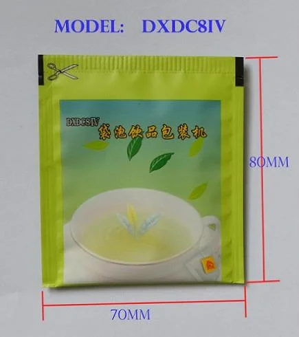 High Speed Heat Sealing Tea Bag Machine Packaging with Tag, Thread (DXDC8IV)