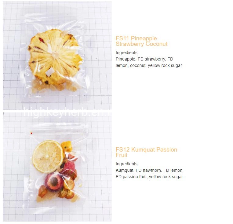 Wholesale Individual Pack Dry Kumquat Fd Passion Fruit Hawthorn Lemon Slices Mix Bag Dried Fruits Tea