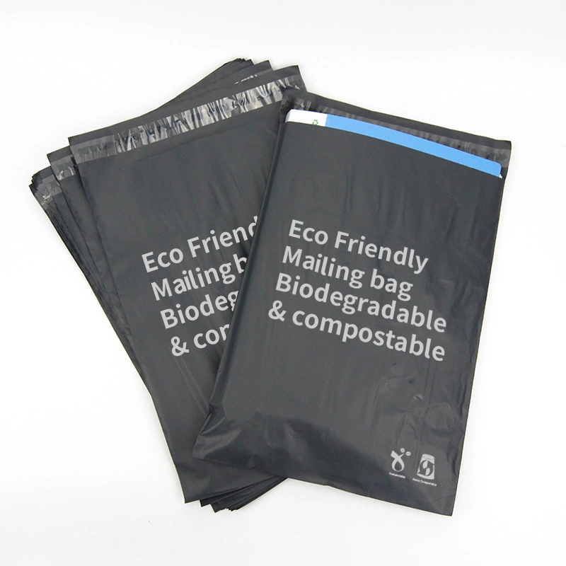 Custom Degradable Courier Envelope Shipping Bags Compostable Mailer Mailing Pouch Clothing Self-Seal Biodegradable Bag