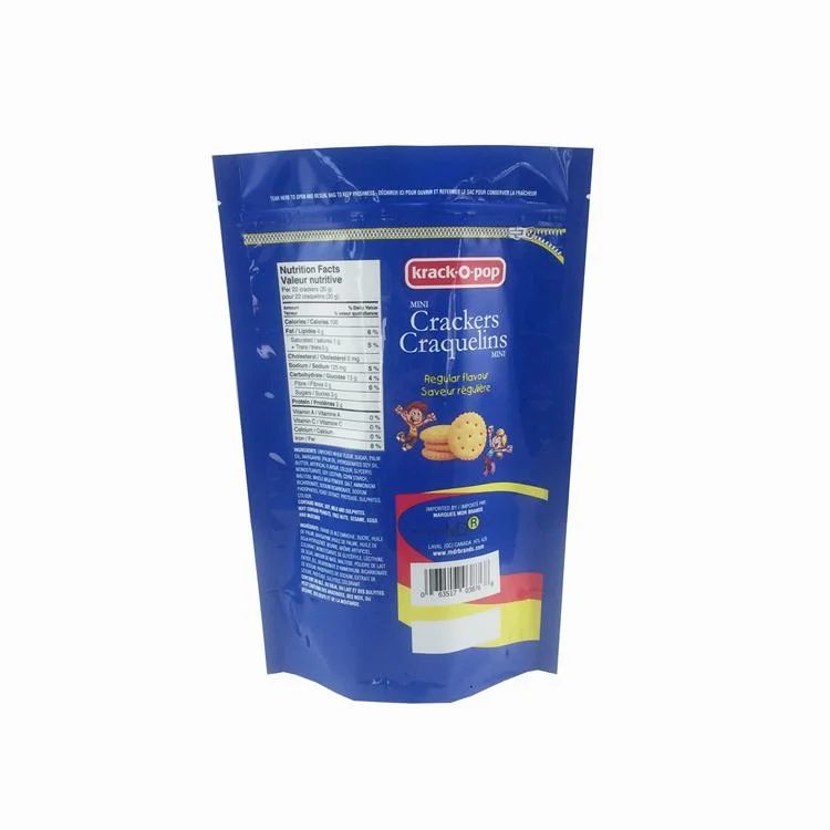 China Products Good Quality Stand up Zipper Packaging Bags Packaging Biscuits Heat Seal Tea Bag