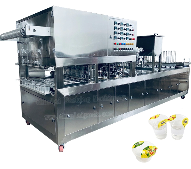 Piston Automatic Chunlai Edible Fruit Cup Filling Machine Bg60A-6c