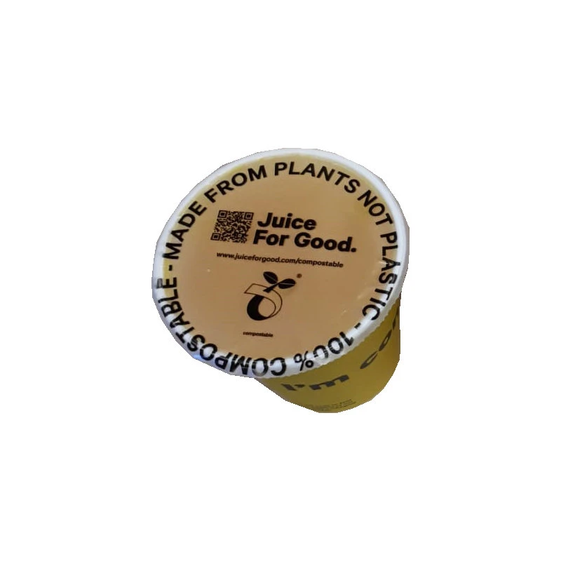 Biodegradable Compostable PLA Sealing Film Customized Bubble Tea Lidding Film