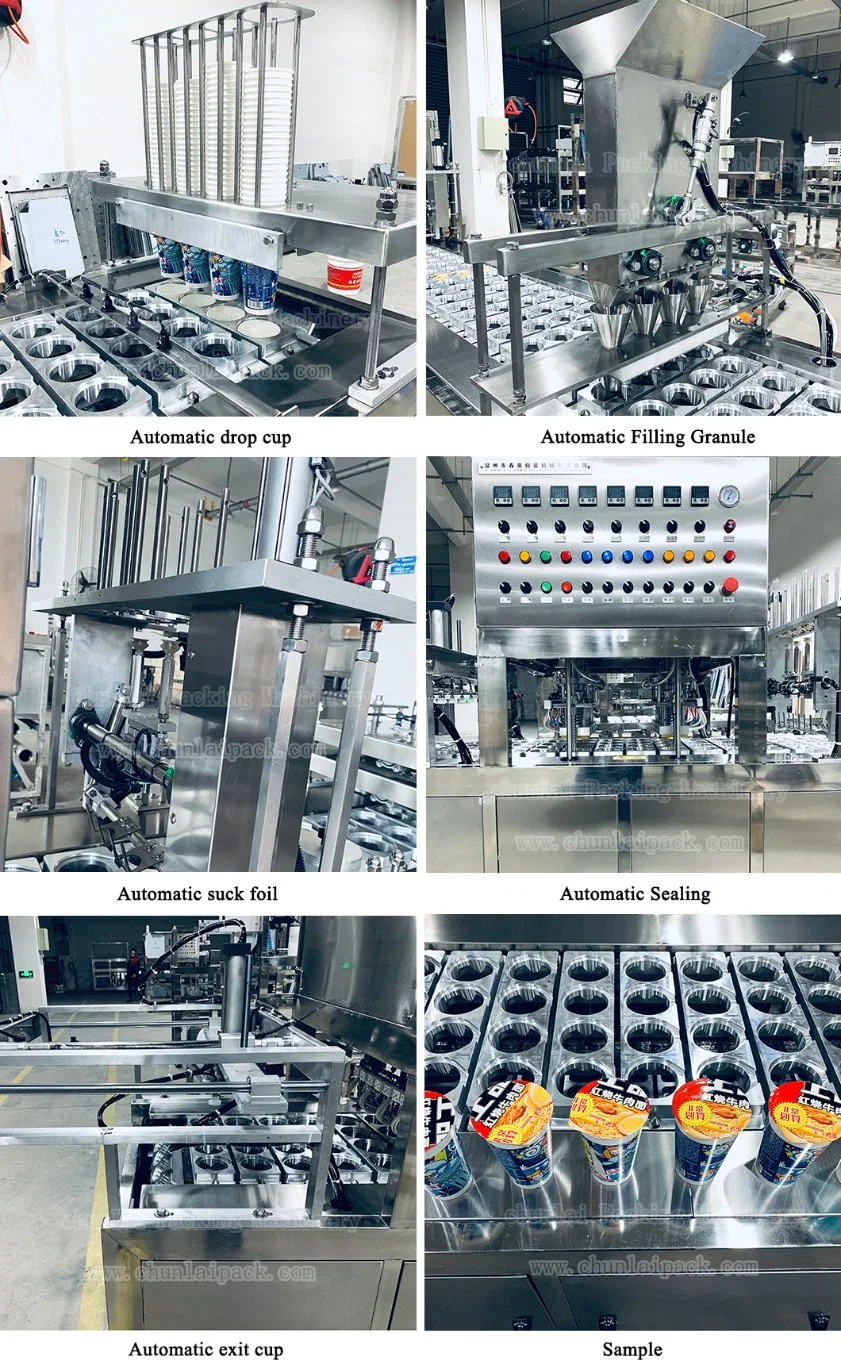 Piston Automatic Chunlai Edible Fruit Cup Filling Machine Bg60A-6c