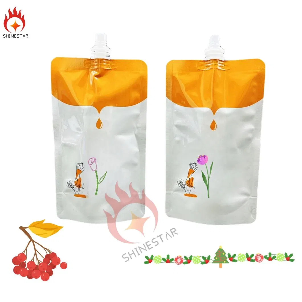 Reusable Ice Pack for Cooler Plastic Packaging Bag Ice Cube Packing Bags Spout Pouch