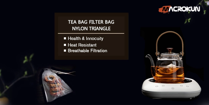 Food Grade High Quality Empty Nylon Tea Bag with String