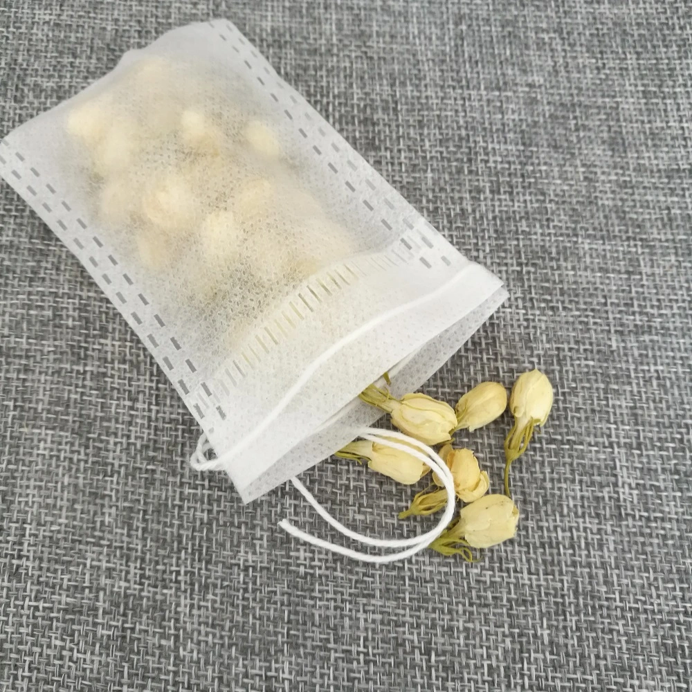 5*7cm Drawstring Non-Woven Empty Bag for Loose Tea