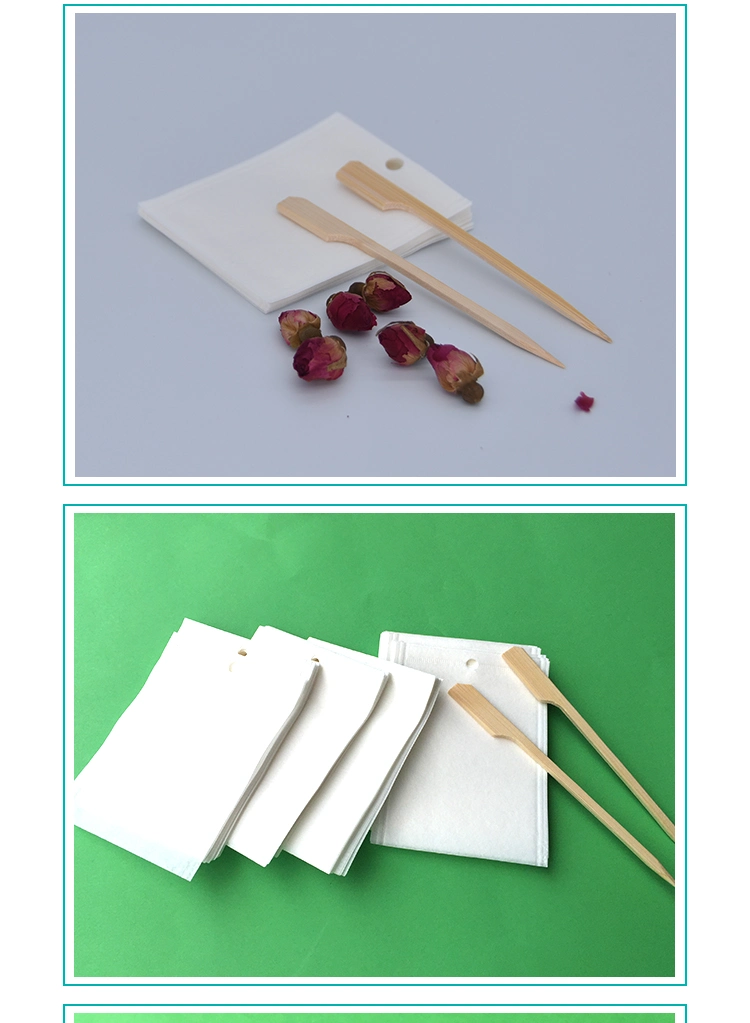Disposable 60 X 80mm Filter Paper Tea Bags Plus Stick, Paper Tea Infusers Match with Sticks