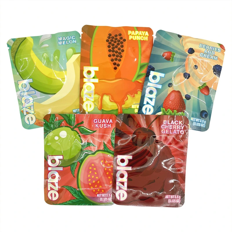 Plastic Packaging Kraft Paper Zipper Food Tea Snack Stand up Pouch Zip Lock Gift Frozen Fruit Vegetable Rice Packing Vacuum Mylar Plastic Bag