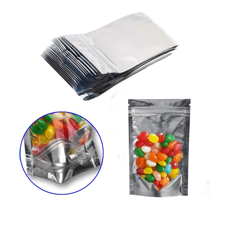 Customized Private Label Dropshipping Heat Seal Sealing Stand up Pouch Zipper Plastic Food Mylar Packing Tea Bags Mask Bag