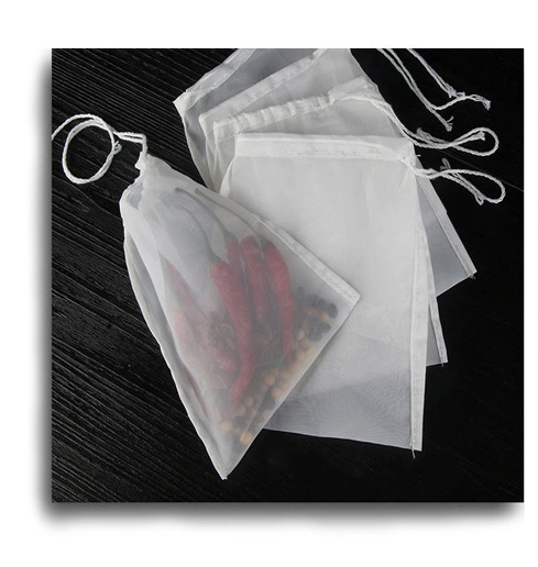 Nylon Mesh Bag Kitchen Milk Juice Soybean Milk Tea Bag Wine Filter Mesh Fine Tofu Filter Bag