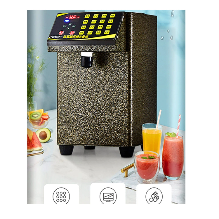 Electric Pearl Milk Liquid Coffee Sugar Powder Dispenser Tea Fructose Dispensing Machine