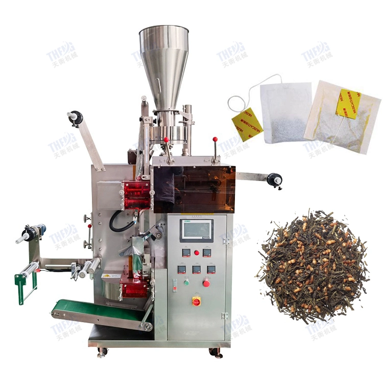 Automatic Vertical Triangle Tea Sachet Packaging Small Tea Pouch Filling Packing Machine