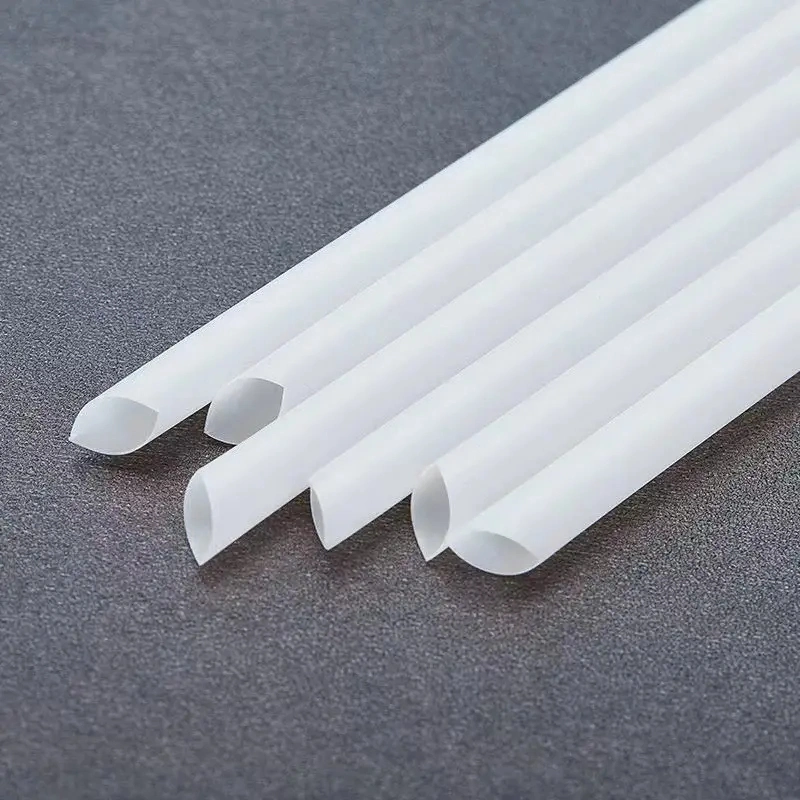 Disposable Degradable PLA Straw Polylactic Acid Single Independent Packaged Beverage Milk Tea PLA Thick Straw Delivers Quickly