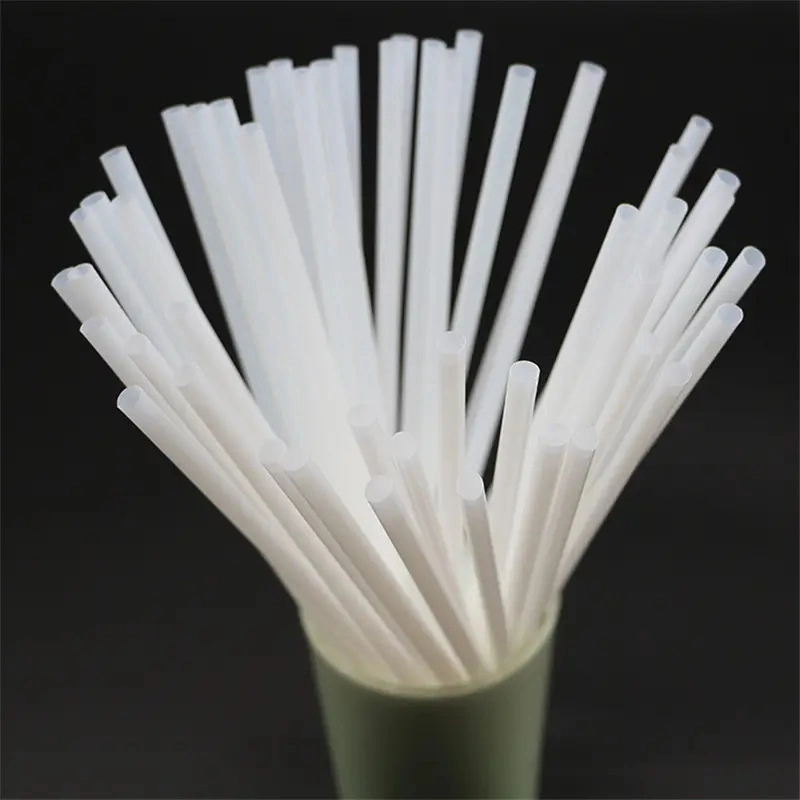 Disposable Degradable PLA Straw Polylactic Acid Single Independent Packaged Beverage Milk Tea PLA Thick Straw Delivers Quickly
