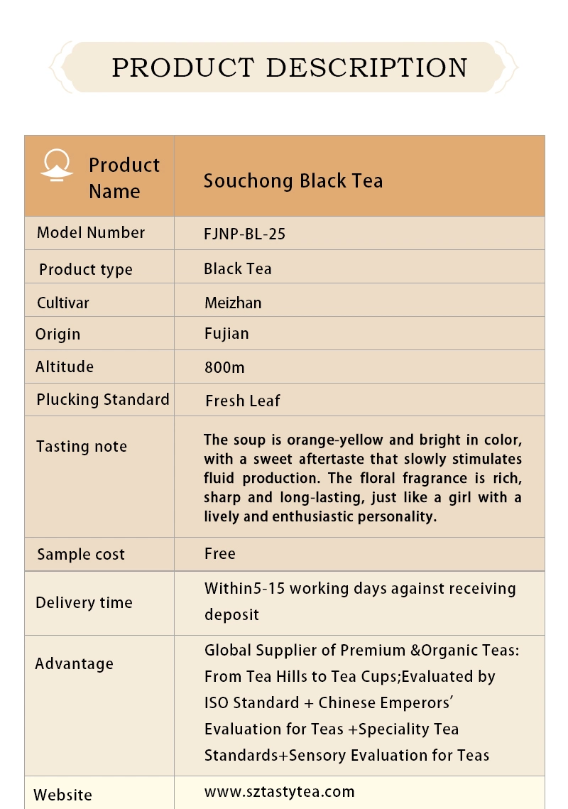 China Premium Loose Tea Black Tea Wholesale in Pack for Sale