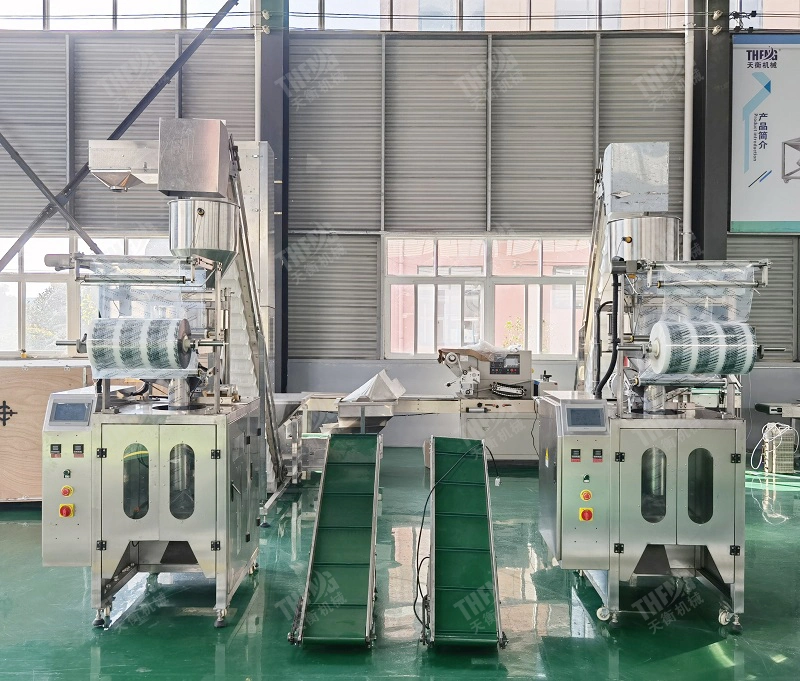 Factory Directly Frying Machine and Pack Potato Chips Packing Machines Powder Sugar