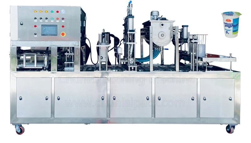 Piston Automatic Chunlai Edible Fruit Cup Filling Machine Bg60A-6c