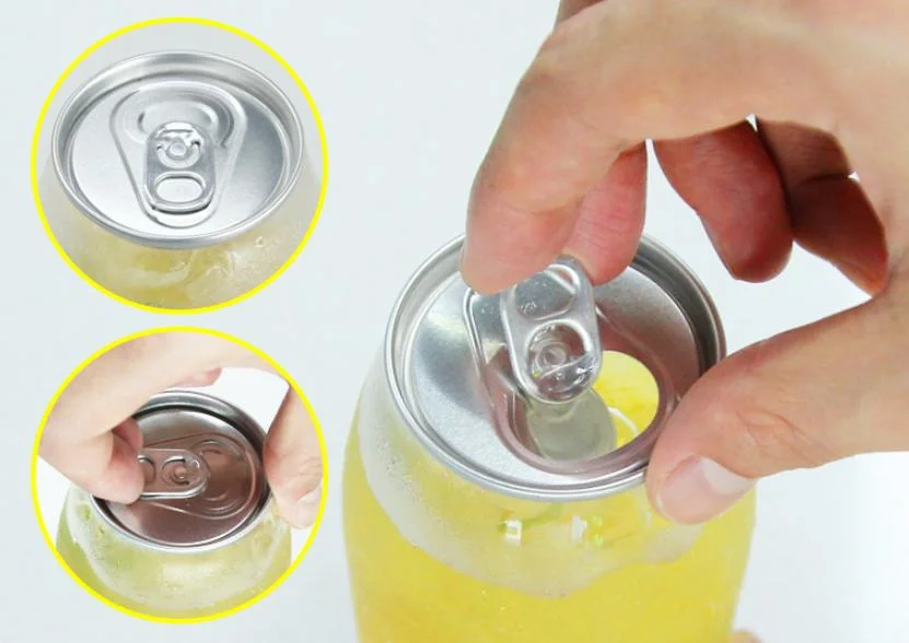 Wholesale 8oz 10oz 11oz 12oz 16oz Beverage Cans Aluminum Cans with Easy Open Lid for Soft Drink