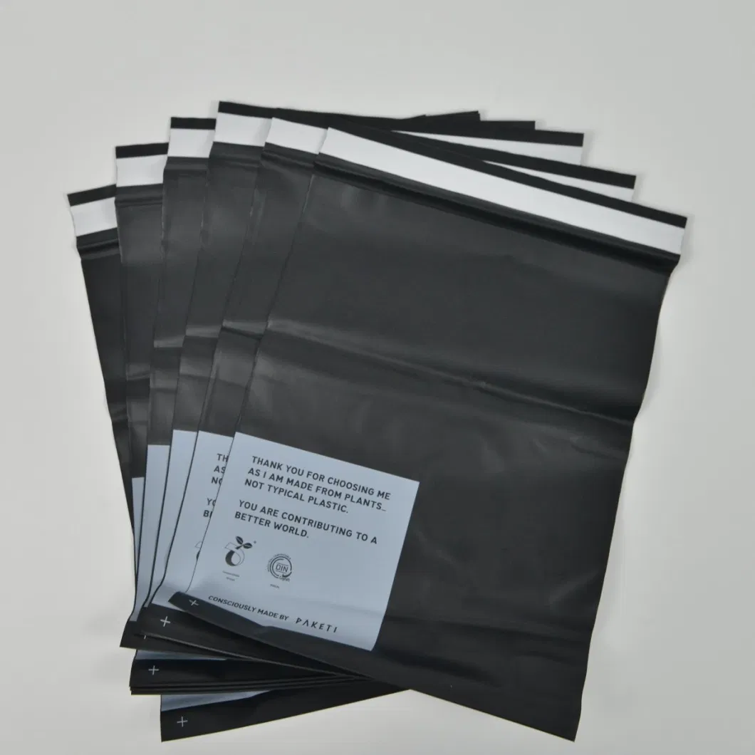 Custom Degradable Courier Envelope Shipping Bags Compostable Mailer Mailing Pouch Clothing Self-Seal Biodegradable Bag