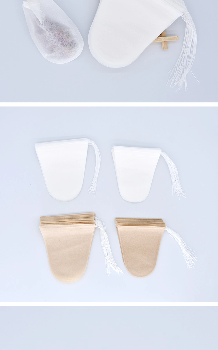 Creative U Shape Biodegradable Glass Bottle Tea Filter Bags, Disposable Useage for Coffee Maker