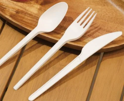 Individually Packaged Disposable Plastic Dinnerware140mm Food Grade Tea Spoon for Home (AU-302)