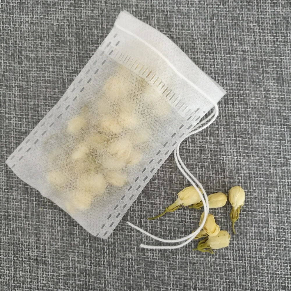 5*7cm Drawstring Non-Woven Empty Bag for Loose Tea