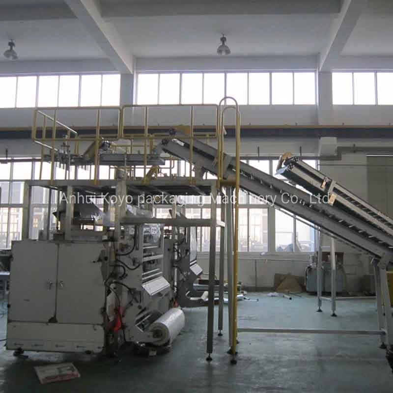 Kyb110 Automatic 0.5-1-5kg Noodel Bag-in-Plastic Bag/Pouch Baler Primary and Secondary Bag Packing Machine Line for Filling Sealing Packaging