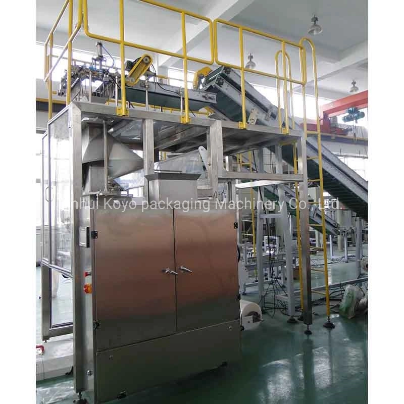 Kyb110 Automatic 0.5-1-5kg Noodel Bag-in-Plastic Bag/Pouch Baler Primary and Secondary Bag Packing Machine Line for Filling Sealing Packaging