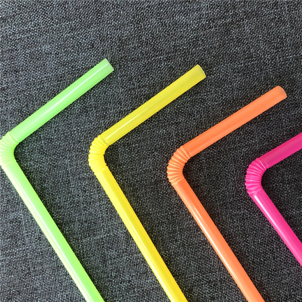 Hot Sale Biodegrade Plant Wheat Straw Material Eco-Friendly Cutlery Natural Flexible PLA Plastic Straw