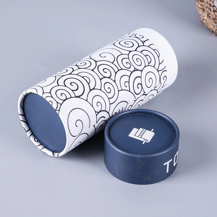 Factory Round Paper Tube Packaging for Tea Biodegradable Cardboard Paper Tube