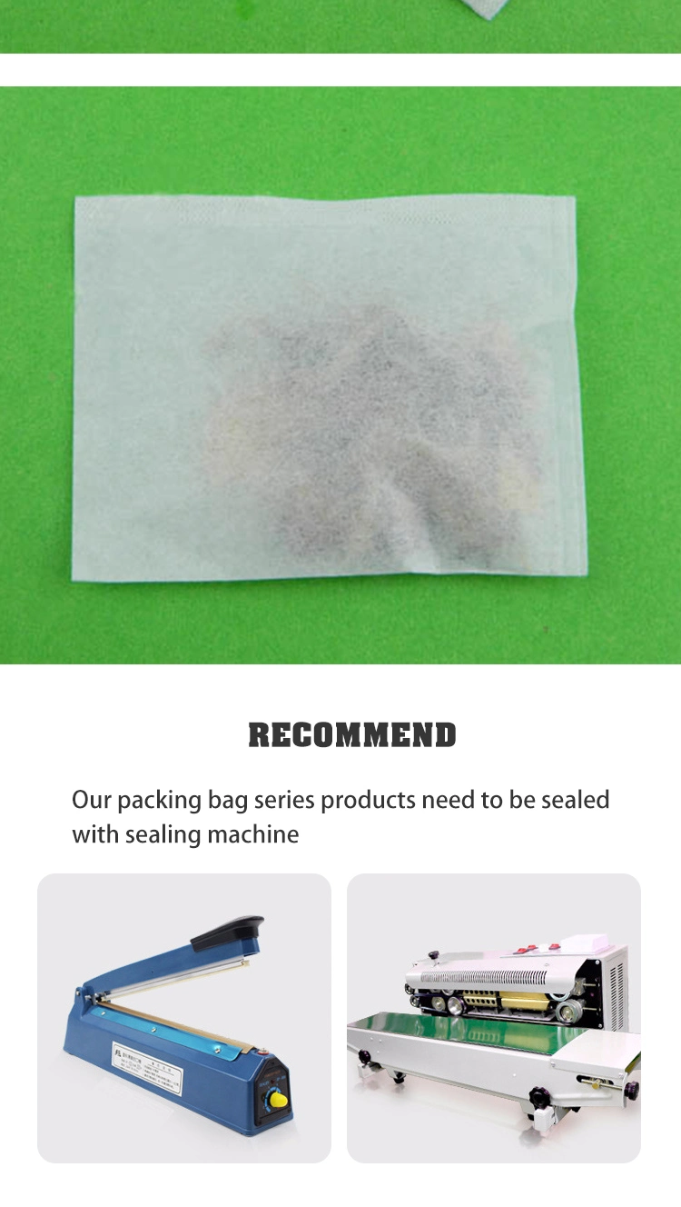 Disposable Biodegradable 50 X 60mm Empty Tea Bags, Heat Sealing Tea Filters, Food-Grade Filter Paper Bag