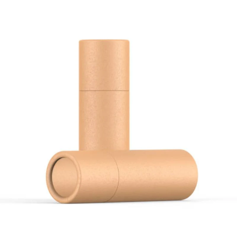 Recycle Biodegredable Kraft Paper Tube Packaging for Tea Calm Cosmetics Packaging