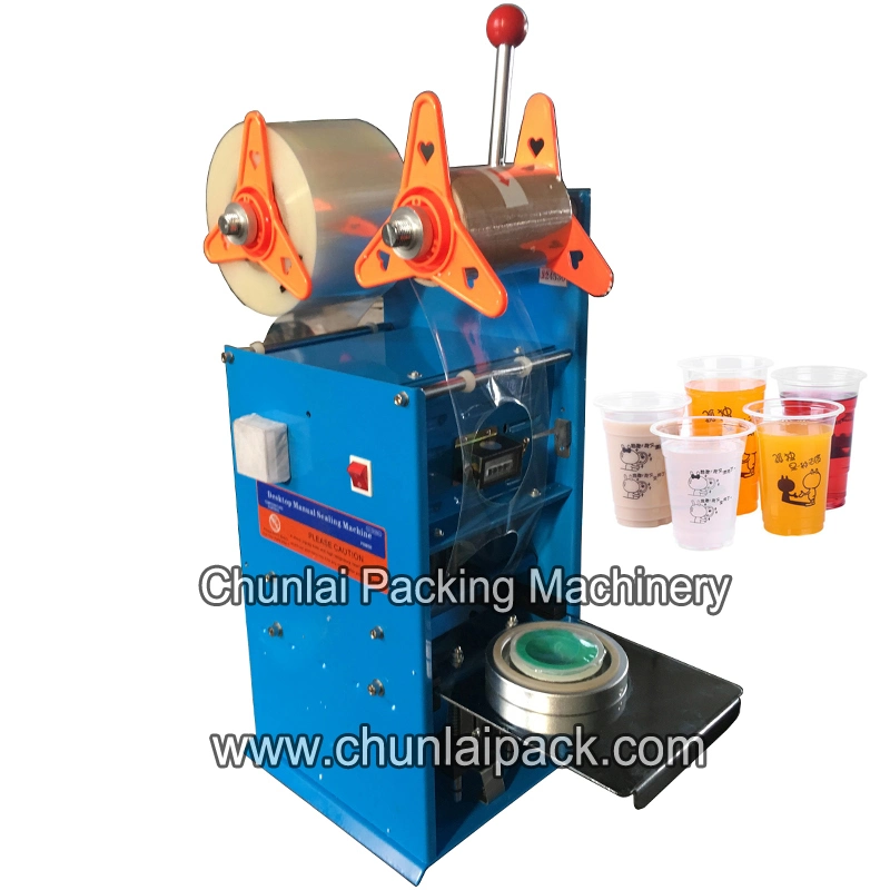 Manual Boba Tea Cup Sealing Machine for Jelly Milk Tray Sealer